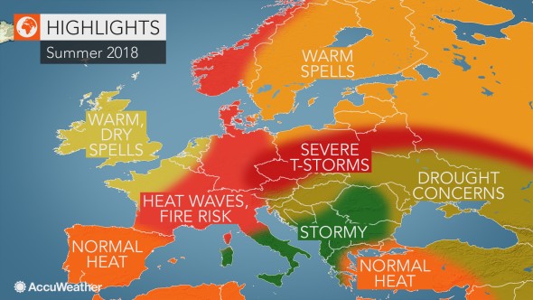 Lato 2018 Prognoza Pogody Dla Wloch I Europy Nasz Swiat